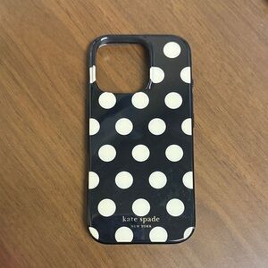 Kate Spade Navy and Cream Polka Dot Phone Case